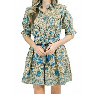 NEW CLARA THE LABEL autumn dress in birchwood